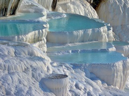 Pamukkale in der Türkei